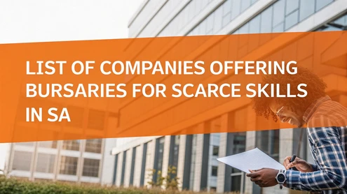 List of Companies Offering Bursaries for Scarce Skills in SA