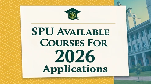 SPU Available Courses for 2026 Applications