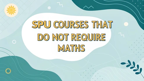 2026 SPU Courses That Do Not Require Maths