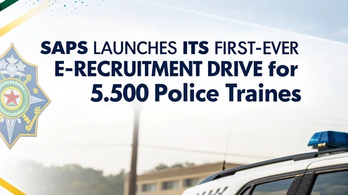 SAPS Launches Its First-Ever E-Recruitment Drive for 5,500 Police Trainees