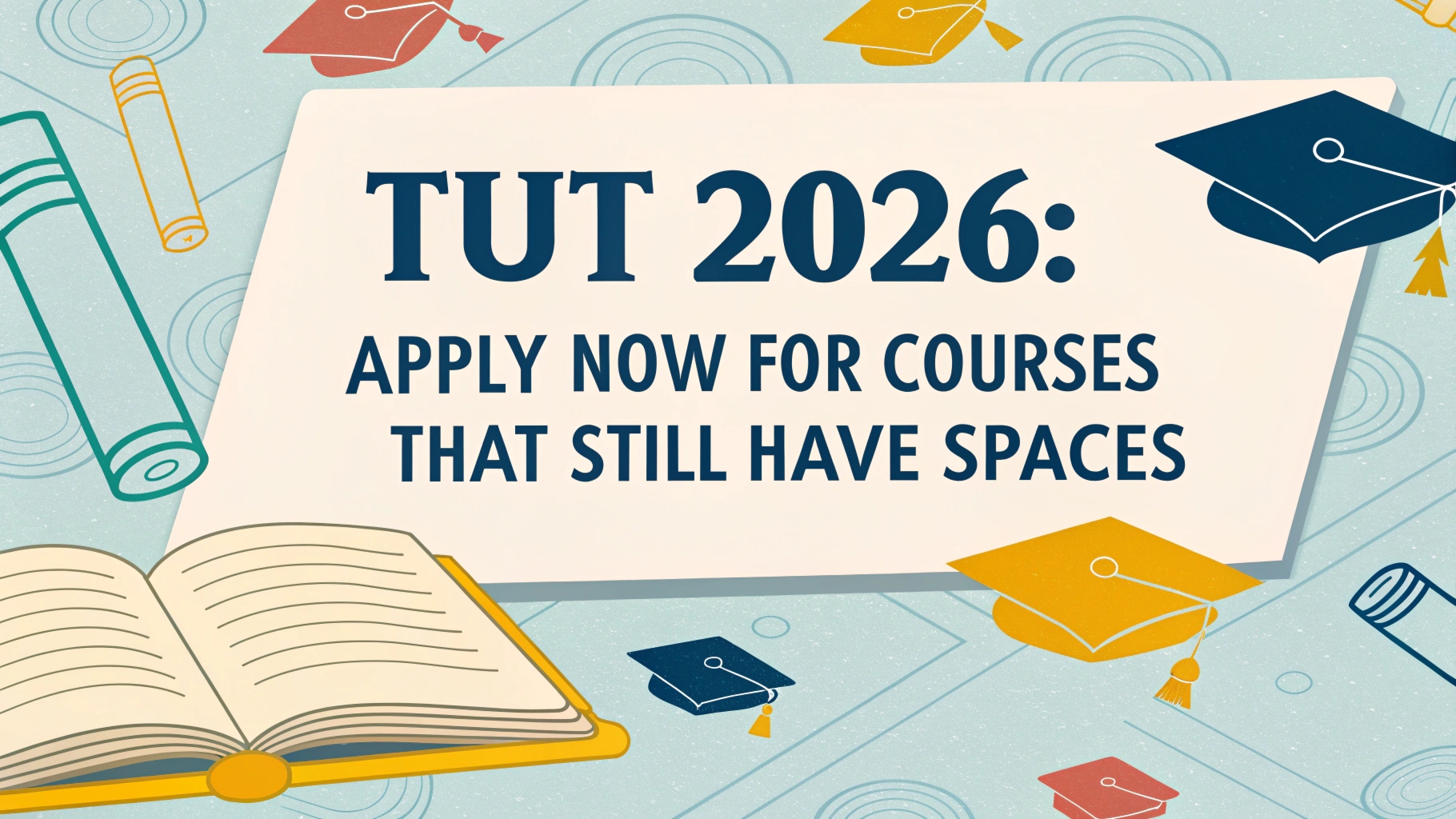 TUT 2026: Apply Now for Courses that still have Spaces