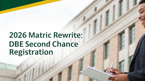 2026 Matric Rewrite: DBE Second Chance Registration